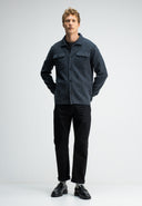 Killybegs Overshirt | Grey Melange