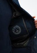 Carlo Satin Flight Bomber | Alaska Blue