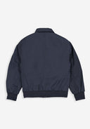 Carlo Satin Flight Bomber | Alaska Blue
