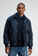 Carlo Satin Flight Bomber | Alaska Blue