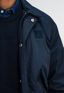 Carlo Satin Flight Bomber | Alaska Blue