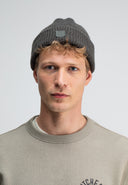 Army Wool Hook Beanie | Mocha Brown