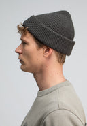 Army Wool Hook Beanie | Mocha Brown