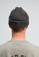 Army Wool Hook Beanie | Mocha Brown