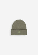 Army Wool Hook Beanie | Dk. Granite Green