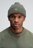 Army Wool Hook Beanie | Dk. Granite Green