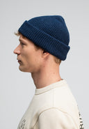 Army Wool Hook Beanie | Alaska Blue