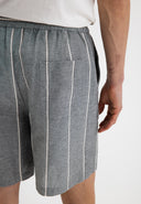Quinn Linen Short | Alaska Blue
