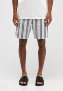 Alex Stripe Short | Alaska Blue