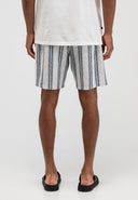 Alex Stripe Short | Alaska Blue