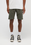 Army Sweat Shorts | Dunkles Granitgrün