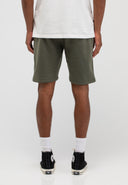 Army Sweat Shorts | Dunkles Granitgrün