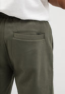 Army Sweat Shorts | Dunkles Granitgrün