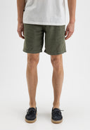 Loner Linen Short | Dk. Granite Green