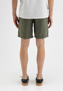 Loner Linen Short | Dk. Granite Green