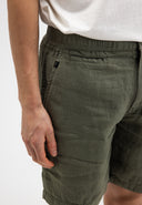 Loner Linen Short | Dk. Granite Green
