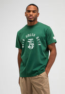 Army Loose Logo Tee | Iris Green