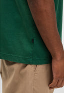 Army Loose Logo Tee | Iris Green