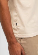 Alain Jersey Polohemd | Beige Grau