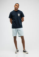 Army Cyan Loose Tee | Alaska Blue