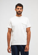 Army Loose Pocket Tee | Titan White