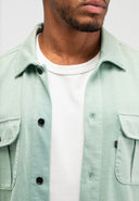 Phil Jersey Overshirt | Inari Green