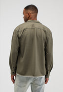 Phil Jersey Overshirt | Dk. Granitgrün