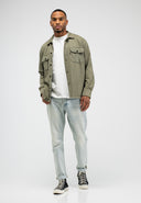 Phil Jersey Overshirt | Dk. Granitgrün