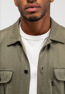Phil Jersey Overshirt | Dk. Granitgrün