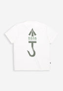 Army Carlow Loose Tee | Titanweiß