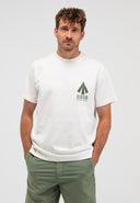 Army Carlow Loose Tee | Titanweiß