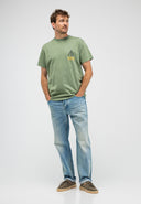 Army Carlow Loose Tee | Jade Green