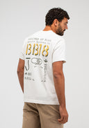 Army Elphin Loose Tee | Titanweiß
