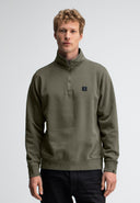 Army Half Zip | Dk. Granite Green