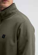 Army Half Zip | Dunkel Granitgrün