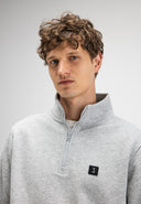 Army Half Zip | Vintage Grey Melange