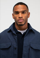 Dan Cotton Overshirt | Alaska Blue