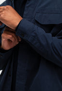 Dan Cotton Overshirt | Alaska Blue