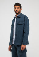 Dan Ripstop Overshirt | Alaska Blue