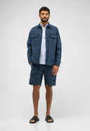 Dan Ripstop Overshirt | Alaska Blue
