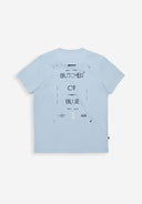 Army Lt Stencil Tee | Shark Blue