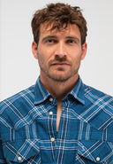 Carter West Hemd | Alaska Blau