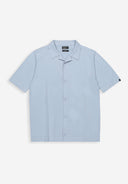Clifden Knit Shirt | Shark Blue