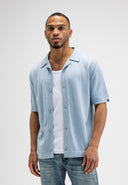 Clifden Knit Shirt | Shark Blue