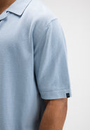 Clifden Knit Shirt | Shark Blue