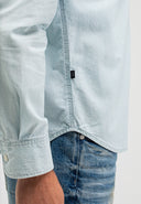 Upton Chambray Hemd | Shark Blue