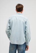 Upton Chambray Hemd | Shark Blue