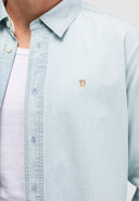 Upton Chambray Hemd | Shark Blue