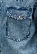 Carter West Denim Shirt | Med Vintage Aged