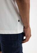 Plaque Loose Tee | Titan White